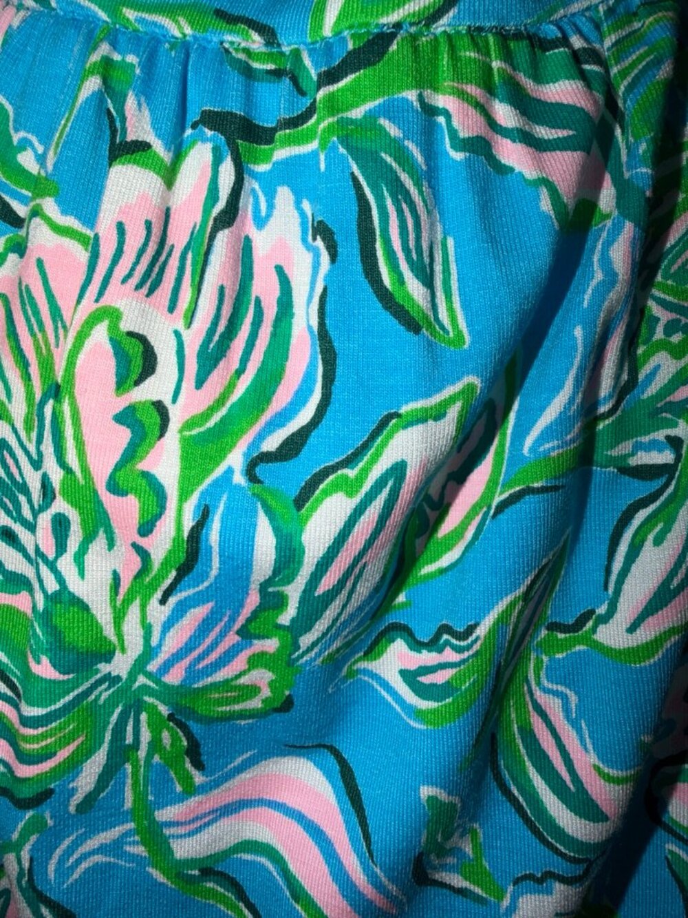 Lilly Pulitzer Blue Floral Wrap Dress - Size Medium 🌺 - Picture 4 of 4